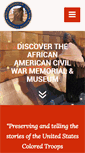 Mobile Screenshot of afroamcivilwar.org